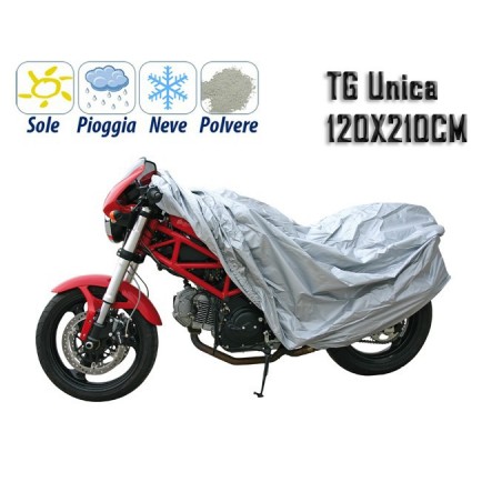 Telo coprimoto universale in pvc copri scooter tg unica 120x210 cm impermeabile