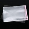 Pack 100 Buste Trasparenti Plastica Buste Cellophane Autoadesiva 30x44 cm