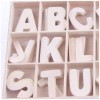 Box Lettere 130pz per decoupage in legno 146149 shabby chic decorazione
