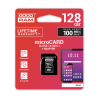 Scheda memoria GOOD RAM microsd card 128 GB con adattatore SD Classe 10 100MB/s