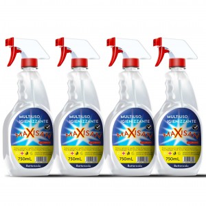 Pack 4 pz MAXISAN Multiuso Igienizzante superfici 750 ml sanificante clorexidina