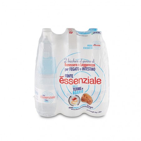 Essenziale Acqua Minerale Naturale delle terme di Boario 1Lt ( 6 Bottiglie )