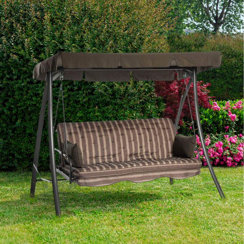 Cuscini per Sedia a Dondolo in Vimini Impermeabile Cuscino per Sdraio da Giardino Antiscivolo Cuscinos per Lettino Prendisole per Interni,Esterni, Altalena, Patio,Balcone, Spiaggia(A2,125x55x10cm