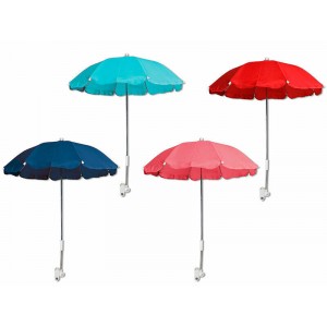 Ombrellino parasole passeggino o lettino con pinza 263181 diametro 70cm