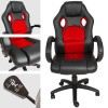 Sedia da ufficio Gaming Racer in ecopelle 4 ruote girevoli Poltrona Direzionale