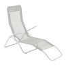 Sdraio da giardino Comfort in texilene 823907 basculante acciaio 140x57x96h cm