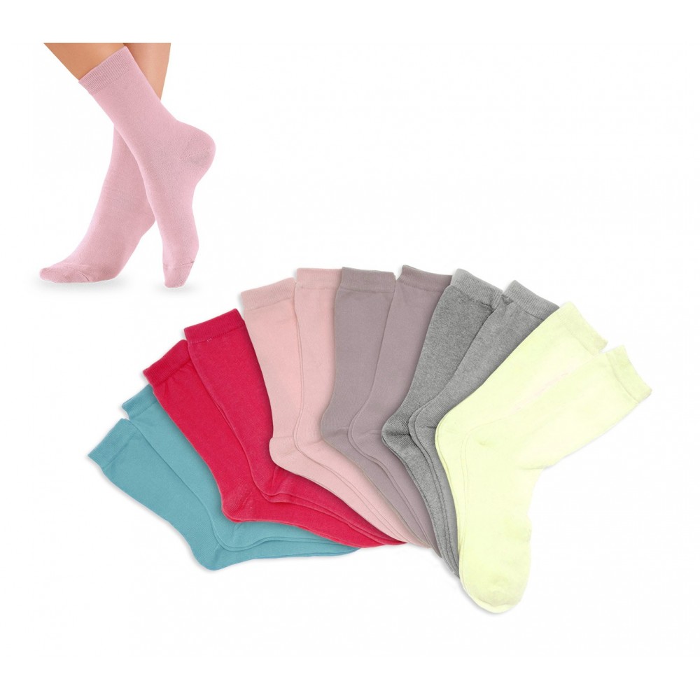Calzini Corti Donna ESPRIT Sporty Ornament 2-Pack – Cotone Biologico, Multicolore (Taglia 39-42)