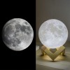 MOON LED Lampada 3D led CM3278 ad accensione touch a forma di luna 12 cm