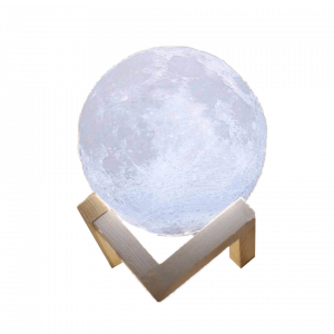 MOON LED Lampada 3D led CM3278 ad accensione touch a forma di luna 12 cm