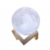 MOON LED Lampada 3D led CM3278 ad accensione touch a forma di luna 12 cm