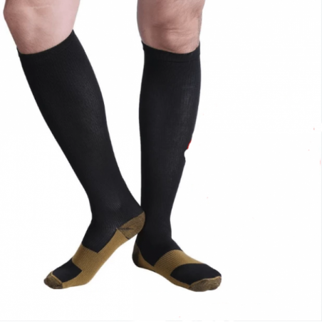 Calzini defaticanti con rame cotone 160207 effetti benefici rilassa la gamba