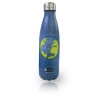 Bottiglia MONDO acciaio doppia parete ID0033 riutilizzabile 500ml blu senza BPA