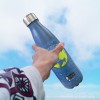 Bottiglia MONDO acciaio doppia parete ID0033 riutilizzabile 500ml blu senza BPA