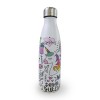 Bottiglia UNICORNO acciaio doppia parete ID0009 riutilizzabile 500ml NO BPA