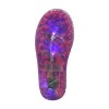 Stivaletto bambina 23-2765 galosce suola luminosa Shimmer and Shine viola e rosa