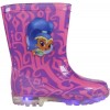 Stivaletto bambina 23-2765 galosce suola luminosa Shimmer and Shine viola e rosa