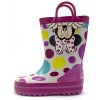 Stivaletto per bambina 23-2344 galosce pioggia di gomma con Minnie rosa a Pois