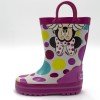 Stivaletto per bambina 23-2344 galosce pioggia di gomma con Minnie rosa a Pois