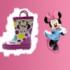 Stivaletto per bambina 23-2344 galosce pioggia di gomma con Minnie rosa a Pois
