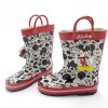 Stivaletto per bambino 23-2345 galosce pioggia di gomma Topolino Mickey Rosso