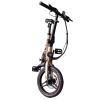 SMART Bicicletta elettrica adulto ruota 14" bici 3 velocità 250W 5,8Ah e display