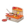Cucina realistica portatile per bambini 145571 con padella e paletta