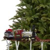 Treno per albero di Natale a batteria 258108 con luci e suoni 36 pezzi 80x19 cm