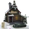 Villaggio natalizio decorazione TREES 361003 movimento luci e musica 28x18x18 cm