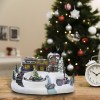 Villaggio natalizio decorazione TRENO 361001 movimento luci e musica 37x27x21 cm