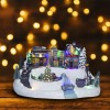 Villaggio natalizio decorazione TRENO 361001 movimento luci e musica 37x27x21 cm
