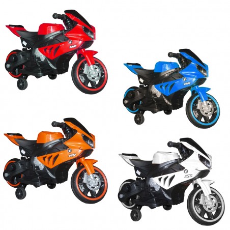 Moto elettrica bambini ARROW 6V 4Ah B39330 controllo a pedale luci e suoni