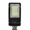 Lampione faro led stradale 200W con staffa 062004 pannello solare crepuscolare