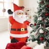 Babbo Natale gonfiabile da 120h cm 785196 con illuminazione LED protezione IP44