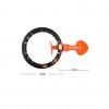 Hula hoop fitness intelligente che non cade 520228 rotazione 360° perdere peso