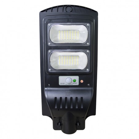 Lampione a ricarica solare 806001 telecomando e sensore movimento 60W 96 Led