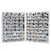 Tombola della smorfia napoletana 423192 con 90 numeri in legno e 48 cartelle