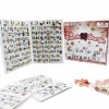 Tombola della smorfia napoletana 423192 con 90 numeri in legno e 48 cartelle