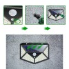4 pz Lampada ricarica solare 641006 sensore movimento 100 LED angolo luce 270°