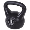 Kettlebell fitness da 8kg in pvc 186960 con sabbia e maniglia anti sfregamento