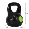 Kettlebell fitness da 6kg in pvc 186953 con sabbia e maniglia anti sfregamento