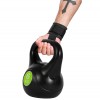 Kettlebell fitness da 6kg in pvc 186953 con sabbia e maniglia anti sfregamento