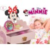 Orologio sveglia tonda da comodino MINNIE MOUSE 9 cm decorata con la graziosa Minnie con piedini WD16051