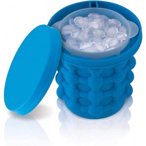 Cube Maker secchiello in silicone 018053 per ghiaccio ice genie doppio utilizzo