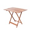 Tavolo pieghevole 100 x 60 cm in legno naturale richiudibile tavolo da giardino