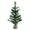 Albero Di Natale 60H Cm 309020 Con base in juta In PVC Abete Artificiale