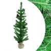 Albero Di Natale 90H Cm 309017 Con base in juta In PVC Abete Artificiale