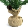 Albero Di Natale 90H Cm 309017 Con base in juta In PVC Abete Artificiale