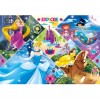 Puzzle Disney Princess 270910 con 4 principesse 48,5x33,5 cm 104 pz Clementoni