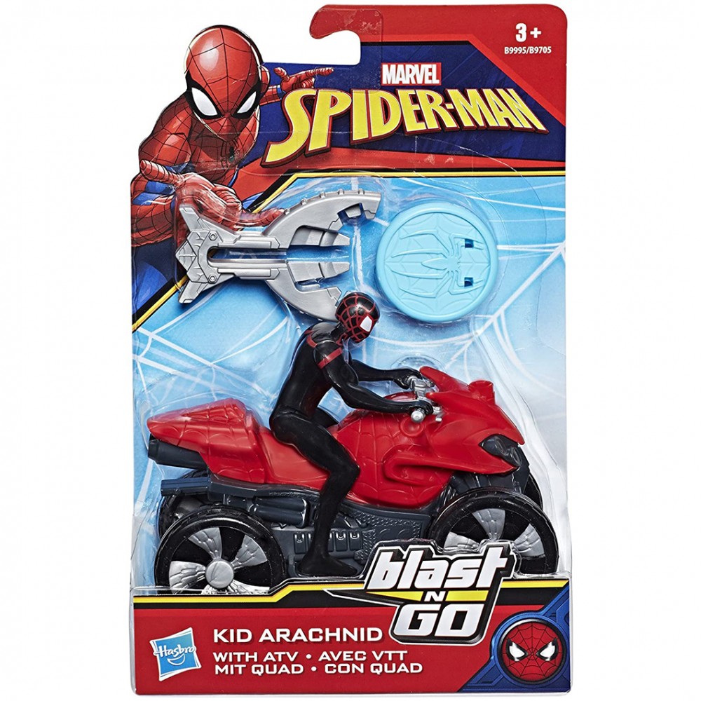 Hasbro Spider-Man Blast N Go Racer – Macchinina A Catapulta Per Inseguimenti – Giocattolo Per Bambini 5+ Anni - 5