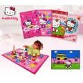 Tappeto per camerette bambini Hello Kitty varie fantasie 67 x 100 con fondo in lattice antiscivolo